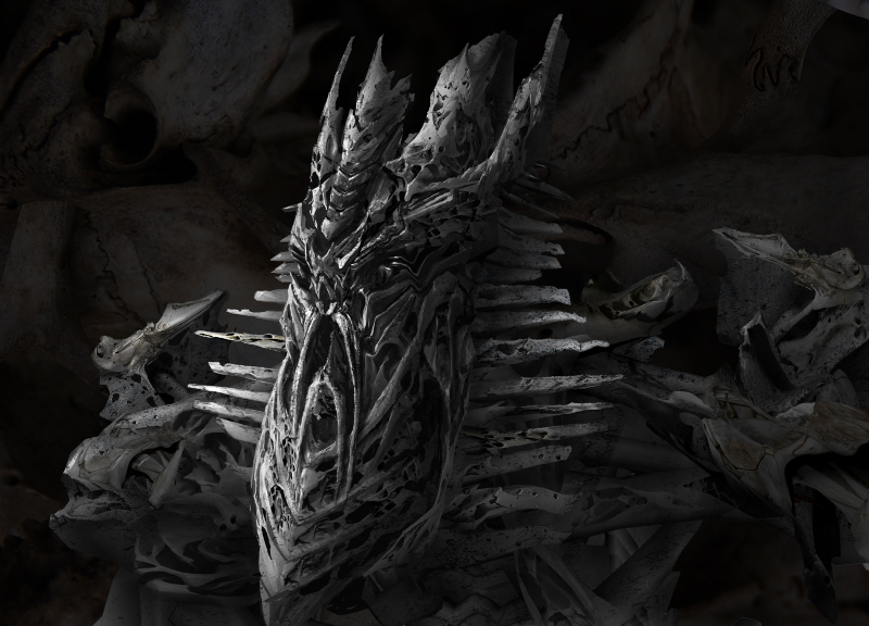 Illustration for article titled A Haunting Alien Cathedral, From Transformers 2 Concept Art